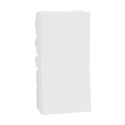 Schneider Electric Miluz Zeta 10A 1 Module Polycarbonate &a; Polyamide White Switch, MZSW101M1W_WH-25