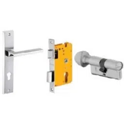 Dorset ML Series Piera 60mm Stainless Steel Silver Chrome Finish Door Handle Lock Set with Coin &a; Knob, ML PIE-picture-40