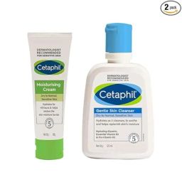 Cetaphil 80g Moisturising Cream &a; 125ml Gentle Skin Cleanser Combo-26