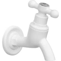 Sparsh Pearl AF-400 Alfa 15lpm Plastic White Bib Cock for Kitchen &a; Bathroom Bib Tap Faucet-17
