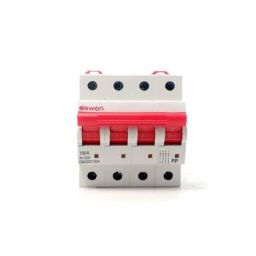 Dewon Electric 100A 10kA Four Pole Isolator, CB4002100A-5