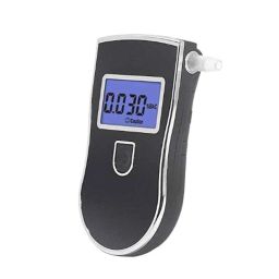 Real Instruments ALC AT818 Blue Digital Breath Alcohol Tester with 5 Pcs Mouthpiece, AT-02-20