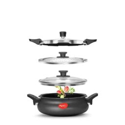 Pigeon 3L Hard Anodised Black All in One Super Pressure Cooker, 620-H-picture-3