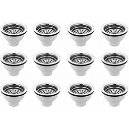 Spazio 4 inch Stainless Steel Chrome Finish Sink Waste Coupling (Pack of 12)-picture-8