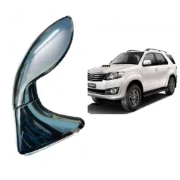 SureStrive ABS Black Front Left Side Fender Angle View Bonnet Blind Mirror for Toyota Fortuner Old Model image 2