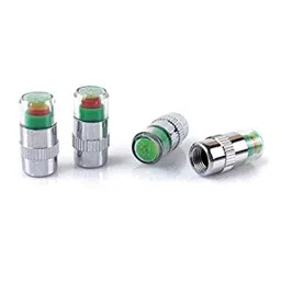 Kozdiko 4 Pcs Iron Air Pressure Alert Car Tyre Valve Caps Set for Hyundai Creta, Koz-17516-picture-47