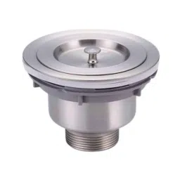 U360 4 inch Stainless Steel Silver Sink Strainer with Removable Perforated Basket for Kitchen Steel Basin, U360_SinkStrainer_U3_1pec-image-85