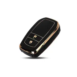 Flymaster Thermoplastic Polyurethane Black TPU Car Key Cover, BLACK-TPURKE-18-image-47