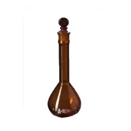 Glassco 20ml Wide Mouth Volumetric Flask with Interchangeable Solid Glass Stopper, 130.600.03A-47