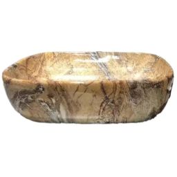 Hisre 45x33x12.7cm Ceramic Brown Table Top Wash Basin, SKT1018-image-93
