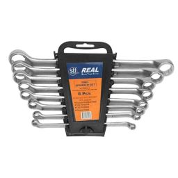 Real Stf 8 Pcs Heavy Duty Ring Spanners With Hanging Tray Set-43