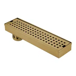 Ruhe 12x3 inch Stainless Steel 304 Yellow Gold PVD Coated Palo Shower Drain Channel, 16-0116-01-picture-20