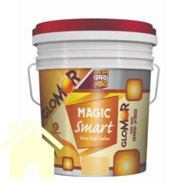 Magic Paints Smart Glomor 4 Litre Honey Cream Glossy Finish Interior Acrylic Emulsion Paint-image-93