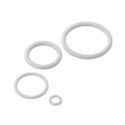 As One 14.8mm &a; 19.6mm Dia KPF Rubber White Perfluor O-Ring, P-15-image-7
