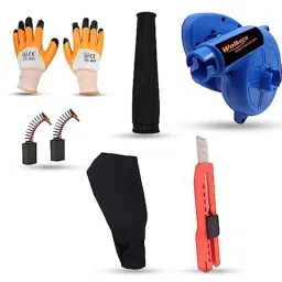 Walkers 800W Plastic Blue Electric Air Blower with Carbon Brushes, Gloves &a; Utility Knife, WKCB280-image-74