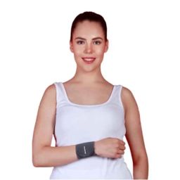 Adore Nylon Grey Wrist Support with Double Lock, AD-501, Size: L-picture-32