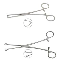 Forgesy 2 Pcs Stainless Steel Allis Tissue &a; Babcock Forcep Set, X56-image-81