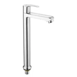 Ruhe Euphoria Brass Chrome Finish Pillar Basin Tap, 11-0402-image-6