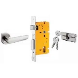 Dorset ML Series Amy 70mm Stainless Steel Door Handle Lock Set with Both Side Key Cylinder, ML AMY OR (Pack of 4)-picture-32