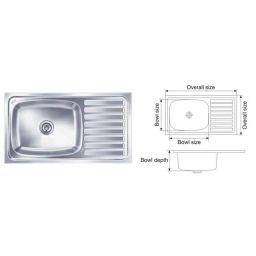 Nirali Elegance Ultra Glossy Finish Kitchen Sink, Size: 915x510 mm-image-59