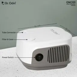 Dr Odin ONG 101 8ml White &a; Grey Smart Piston Compressor Nebulizer with Whisper-Quiet Operation image 5