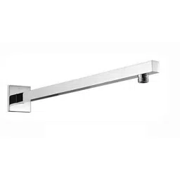 Aquieen 18 inch Brass Square Shower Arm with Wall Flange-image-21