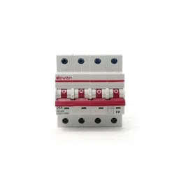 Dewon Electric 25A 10kA Four Pole Isolator, CB4002025A-13
