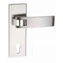 Quba QX-2000 10 inch Brass Silver Chrome Plated Door Lock Body, QX-2000-06-SS-picture-36