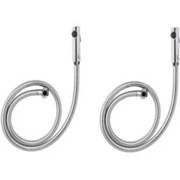 Prestige Snowbell Brass Chrome Finish Health Faucet with 1.5m Flexible PVC Tube &a; Wall Hook (Pack of 2)-image-37