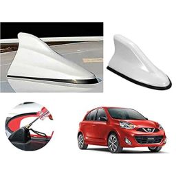 Auto Pearl ABS White Universal Replacement Shark Fin Car Roof Antenna For Nissan Micra 2015-image-27