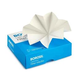 Borosil 100 Pcs 125mm Quantitative Filter Paper Box, FPB589410125-4