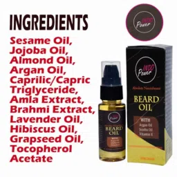 Indopower DD246 30ml Absolute Nourishment Beard Oil  with 100g Activated Charcoal Facewash Combo Pack image 3