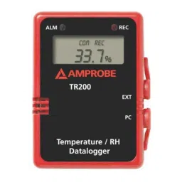 Fluke TR200-A Temperature RH Data Logger W-Dig Display &a; USB, 3477302-41