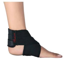 Bodycare Cotton &a; Elastic Black Ankle Binder, RP-31007, Size: XL-9