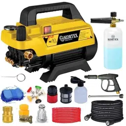 Kortex KT-10D 2800W High Pressure Car Washer with Professional Foam Bottle, Brass Connector &a; All Accessories-image-28