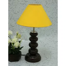 Tucasa Smart Wooden Table Lamp with Yellow Shade, LG-1075-image-79