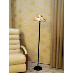 Tucasa Black Metal Floor Lamp with Multi Gold Circle Shade, LG-914-image-45