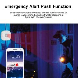 AUSHA Smart Human Body Induction PIR Sensor Motion Sensor Wi-Fi Alarm with 16.4ft 120 deg Detection Range &a; APP Control image 3