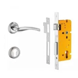 Dorset ML Onix Stainless Steel Patina Finish Door Handle Lock Set-picture-25