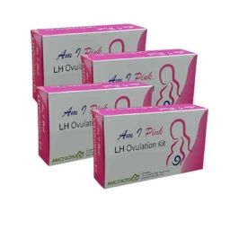 Microsidd 5 Pcs Am I Pink 99.80% Accuracy LH Ovulation Test Kit (Pack of 4)-image-98