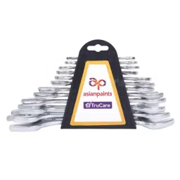 Asian Paints 12 Pcs Chrome Vanadium Steel Double Open End Jaw Spanner Set, 9822ZV37122-picture-22