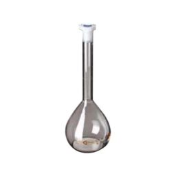 Glassco 2000ml Volumetric Flask with Penny Head Glass &a; Plastic Stopper, 130.521.11-42