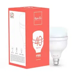Fybros Hybrid 9W Plastic Warm White Round LED Bulb, FLS5569A-picture-2