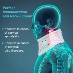 Tynor Adjustable Hard Cervical Collar, Size: L image 2