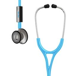 Lifeline Stainless Steel Light Blue Dual Diaphragm Chest Piece Stethoscope with 2 Way Tube, STH005-LB-image-66