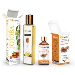 GoWoo 2 Pcs 10ml Natural Cedarwood Aroma Oil &a; 100ml Jojoba Carrier Oil Set, GWOC282-P10+P175-picture-0