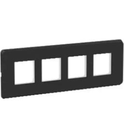 Schneider Electric CPXCP8ML_CB Cover Frame with Fixing Frame 8 Modules Charcoal Black Horizontal-picture-33