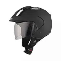Studds KS-1 Metro Expanded Polystyrene Matte Black Open Face Open Face Helmet, Size: Large-picture-27