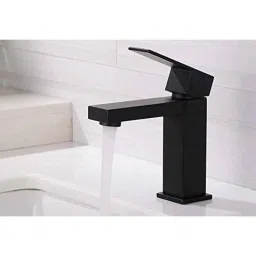 Aquieen Luxury Series Brass &a; Copper Black Short Basin Mixer Tap-image-49