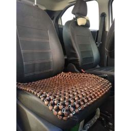Q1 Beads 48x48x1.5cm Medium Coffee Pure Wooden Beads Seat Cover-45